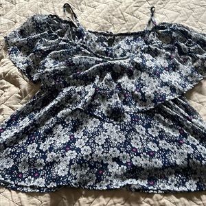 Torrid cold shoulder blouse